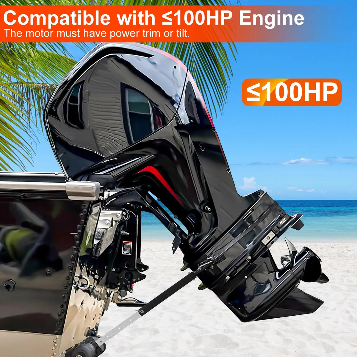 Heavy Duty Boat Transom Saver 28 40in Adjustable Outboard Motor Support
