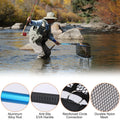 Foldable Fishing Net With Aluminum Alloy Rod EVA Handle Durable 5MM Hexagonal