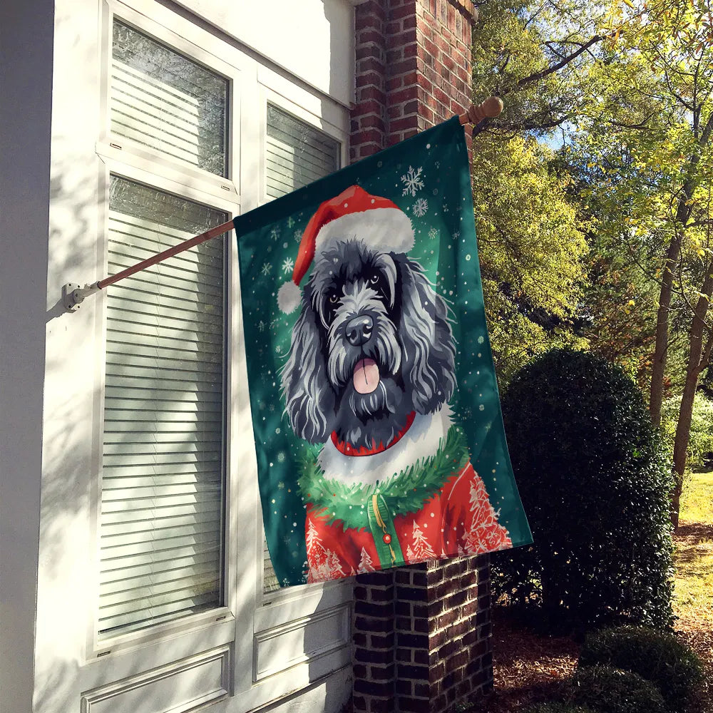 Portuguese Water Dog Christmas House Flag Large Porch Sleeve Pole Decorative - Image 7