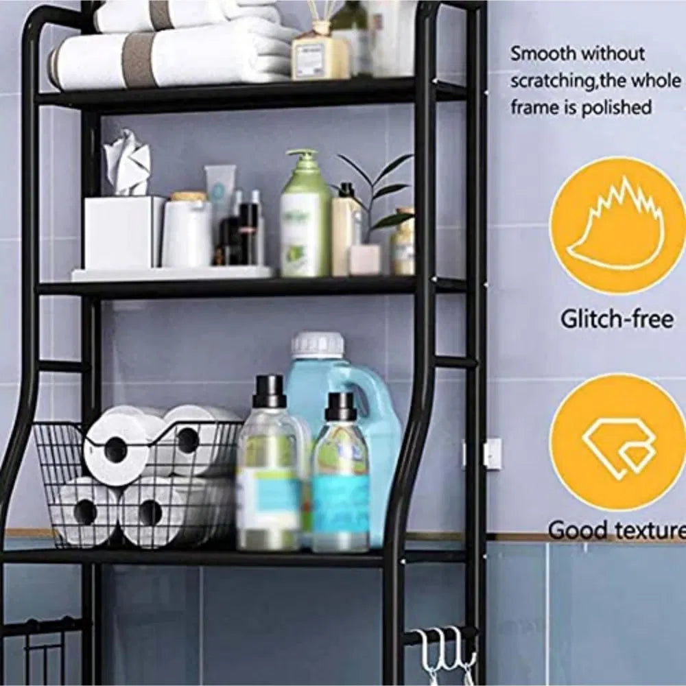 Over The Toiletstoragerack Tier Freestanding Bathroom Organizer Shelf Anti - Image 2