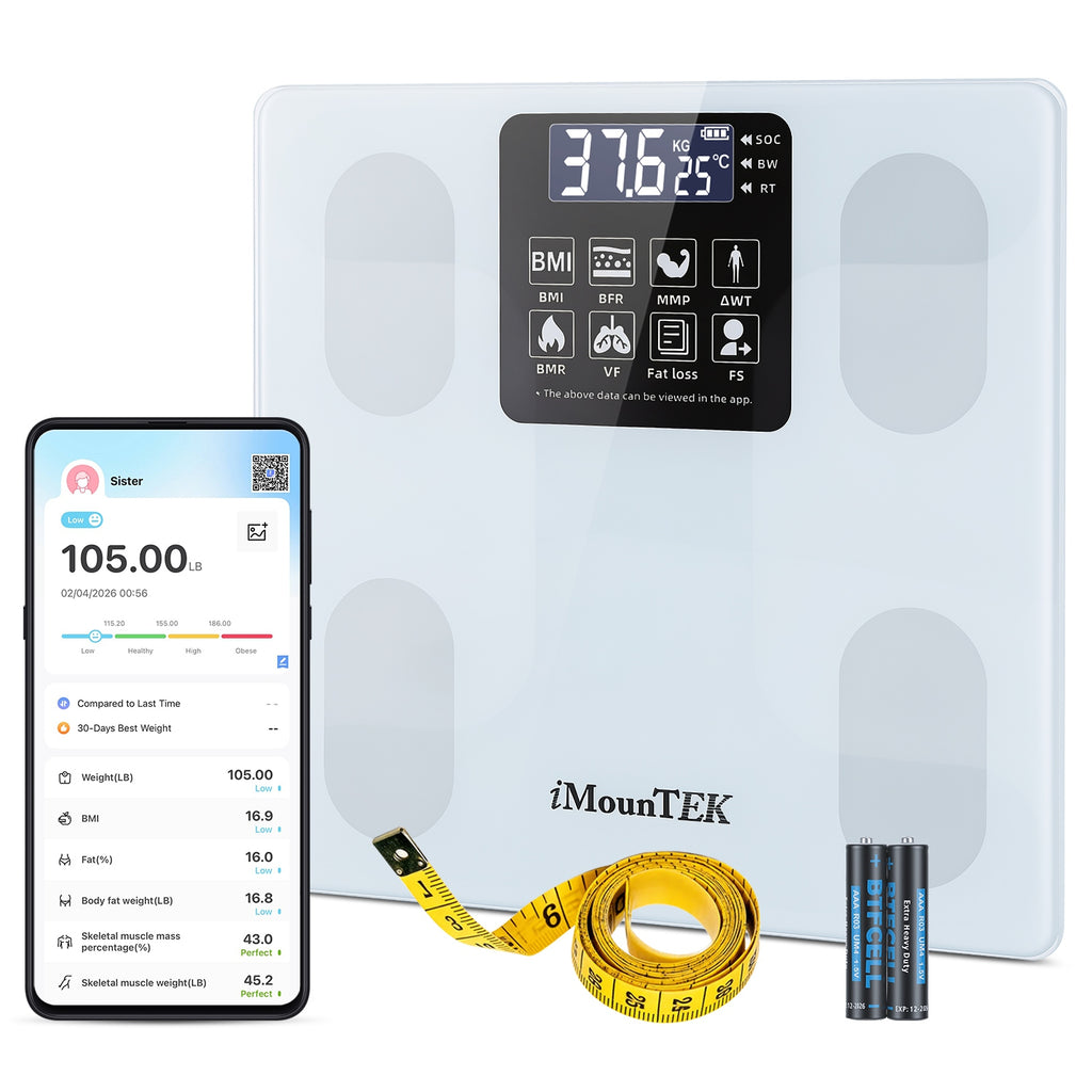 Smart Digital Scale For Body Weight High Accuracy BMI Weight Scale Full Body - Image 4