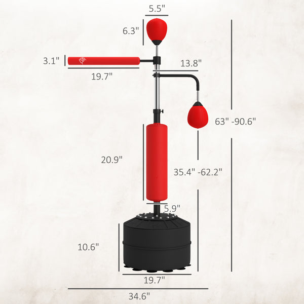 Speed Punching Bag/Speed Bag Boxing Bag Stand - Image 2