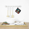 Alaskan Malamute Christmas Pair of Pot Holders Kitchen Heat Resistant Pot