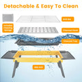 Multi Function Portable Charcoal Grill with Prep Side Tables Powder Coated