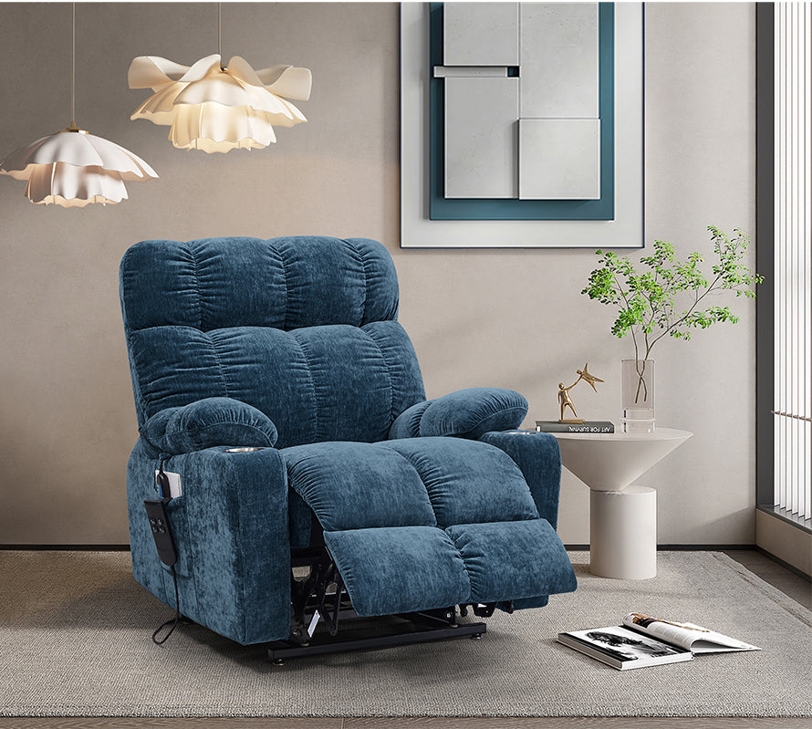 Liyasi Dual OKIN Motor Power Lift Recliner Chair for Elderly Infinite Position - Image 4