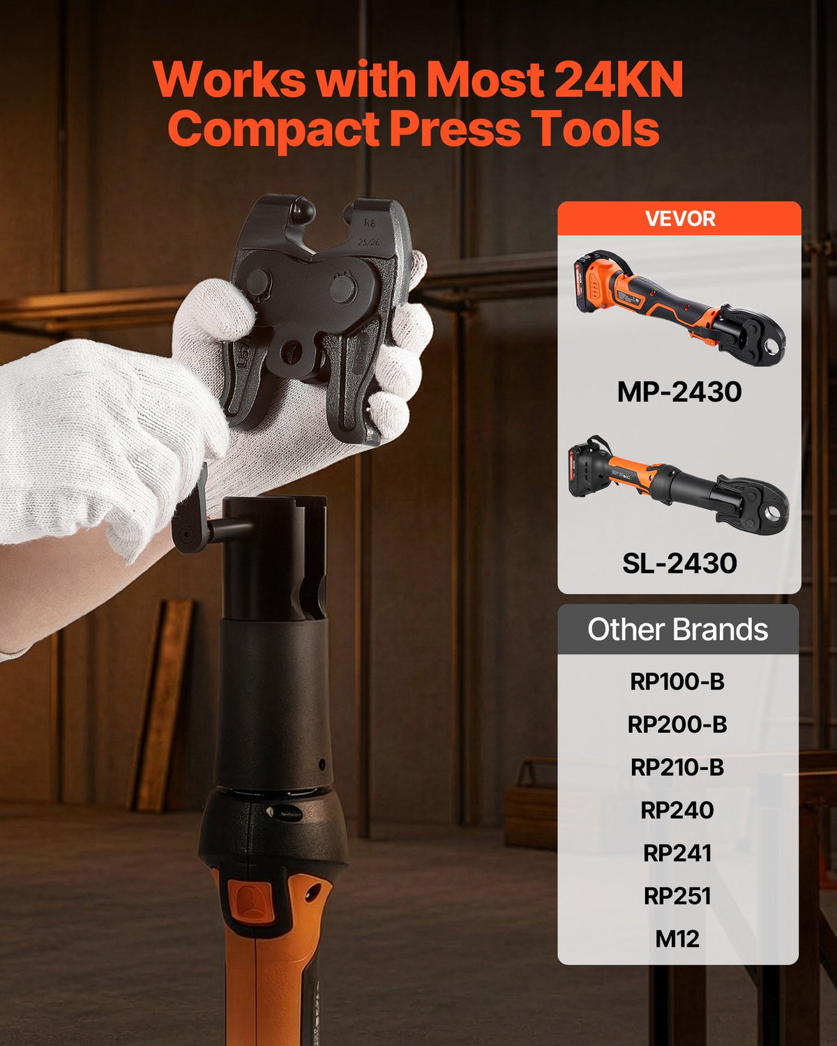 Press Actuator For Compact Series Press Tools Compatible With 1/2" 3/4" 1" & - Image 2