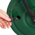 24in Heavy Duty Steel Lawn Roller Garden Roller Can Be Filled with Water or