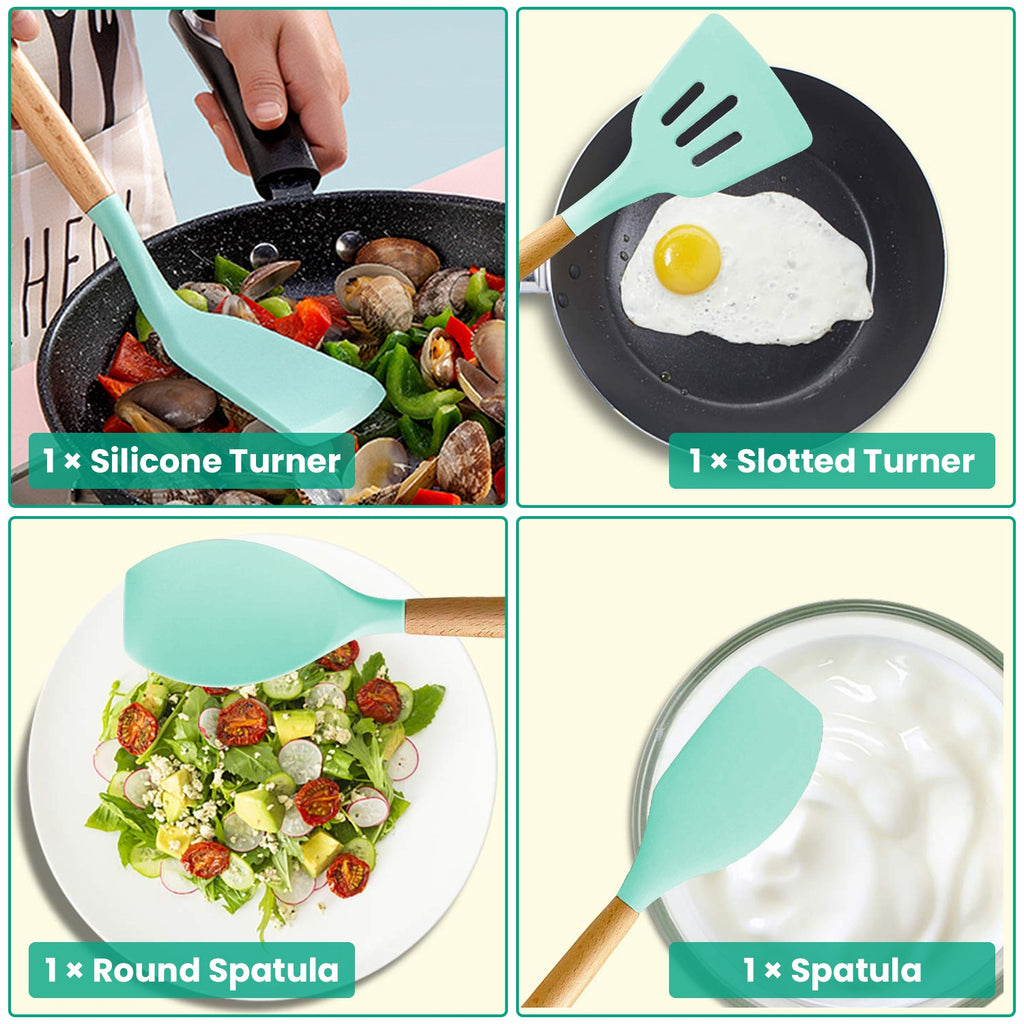 35 Piece Colors Options Set Of 35pcs Kitchen Cooking Utensils Spatula Baking Utensil - Image 6