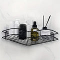 1pc Wall Mounted Bathroom Shelf Shower Caddy Rack No Punching Triangle - Main Overview