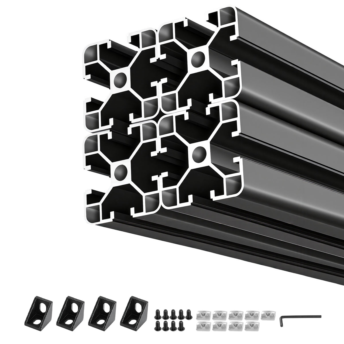 4PCS 4040 Aluminum Extrusion Profile 78.74 Inch 2000 Mm T Slot European