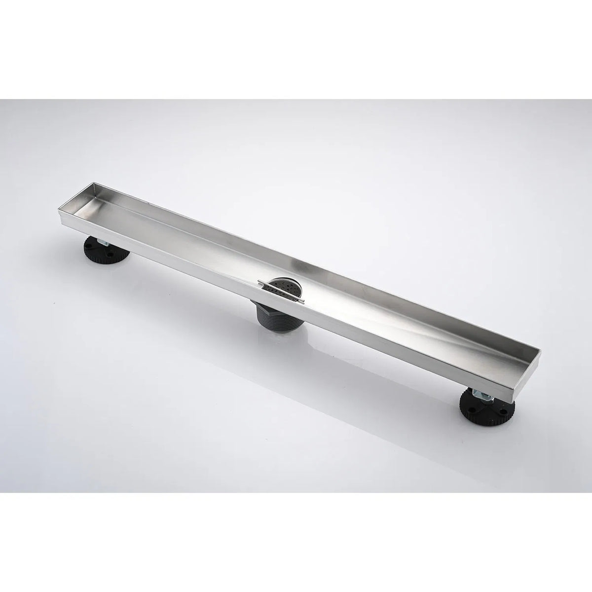 32 Inch Linear Shower Drain with 2 in 1 Flat & Tile Add Removable Cover 304 - Image 3