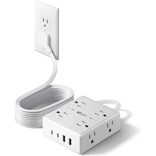 10ft extension cord with multiple main view