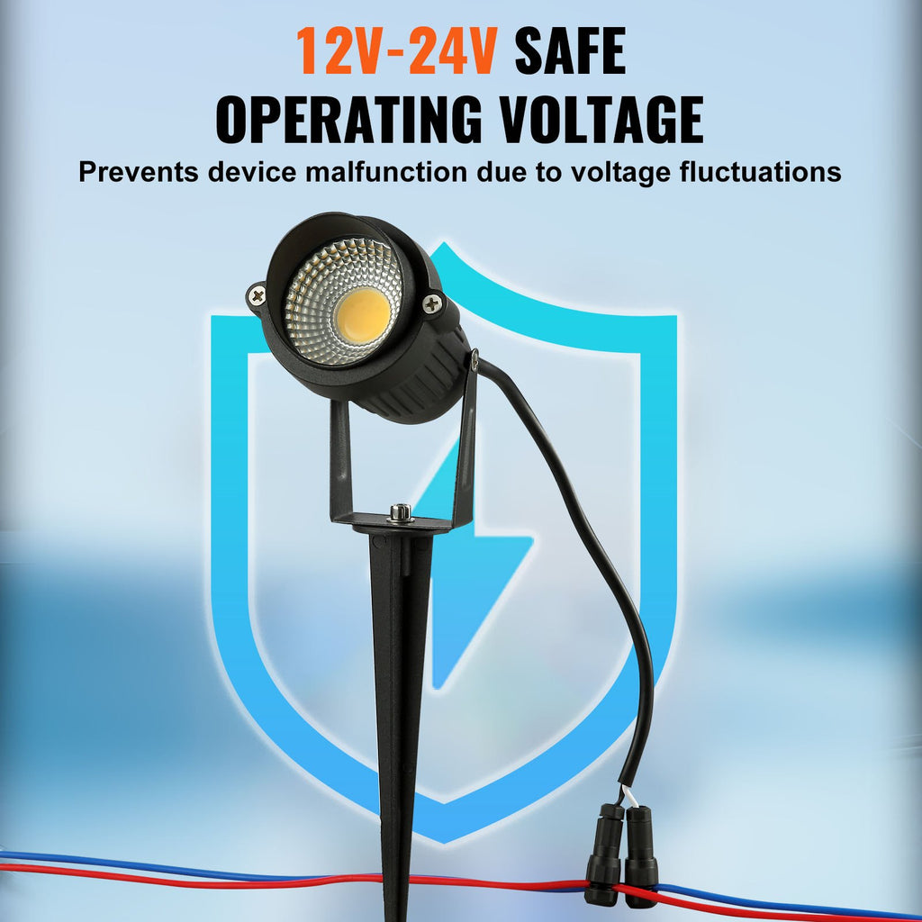 landscape lighting 6w low voltage packaging and components