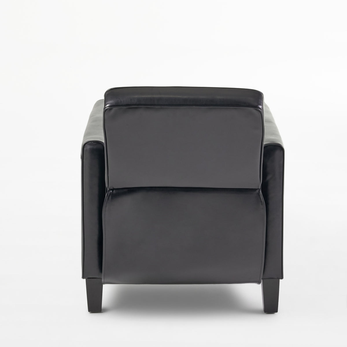 27.5" Push Back Recliner Chair Upholstered Recliner Armchair with Solid Beech - Image 5