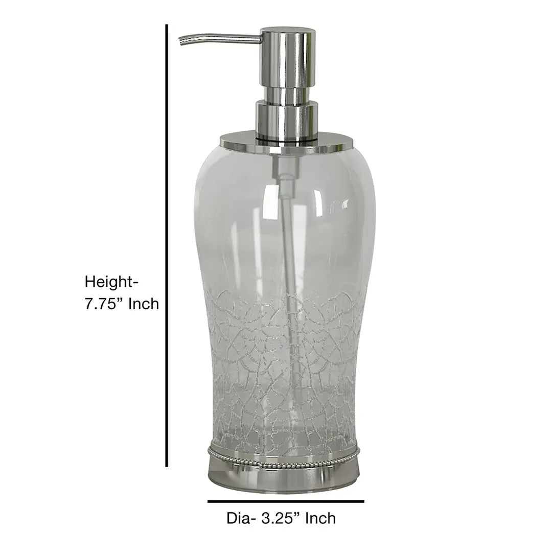 Glass Liquid Soap Dispenser Pump Bottle Bathroom Vanity Kitchen Sink Holds - Image 4