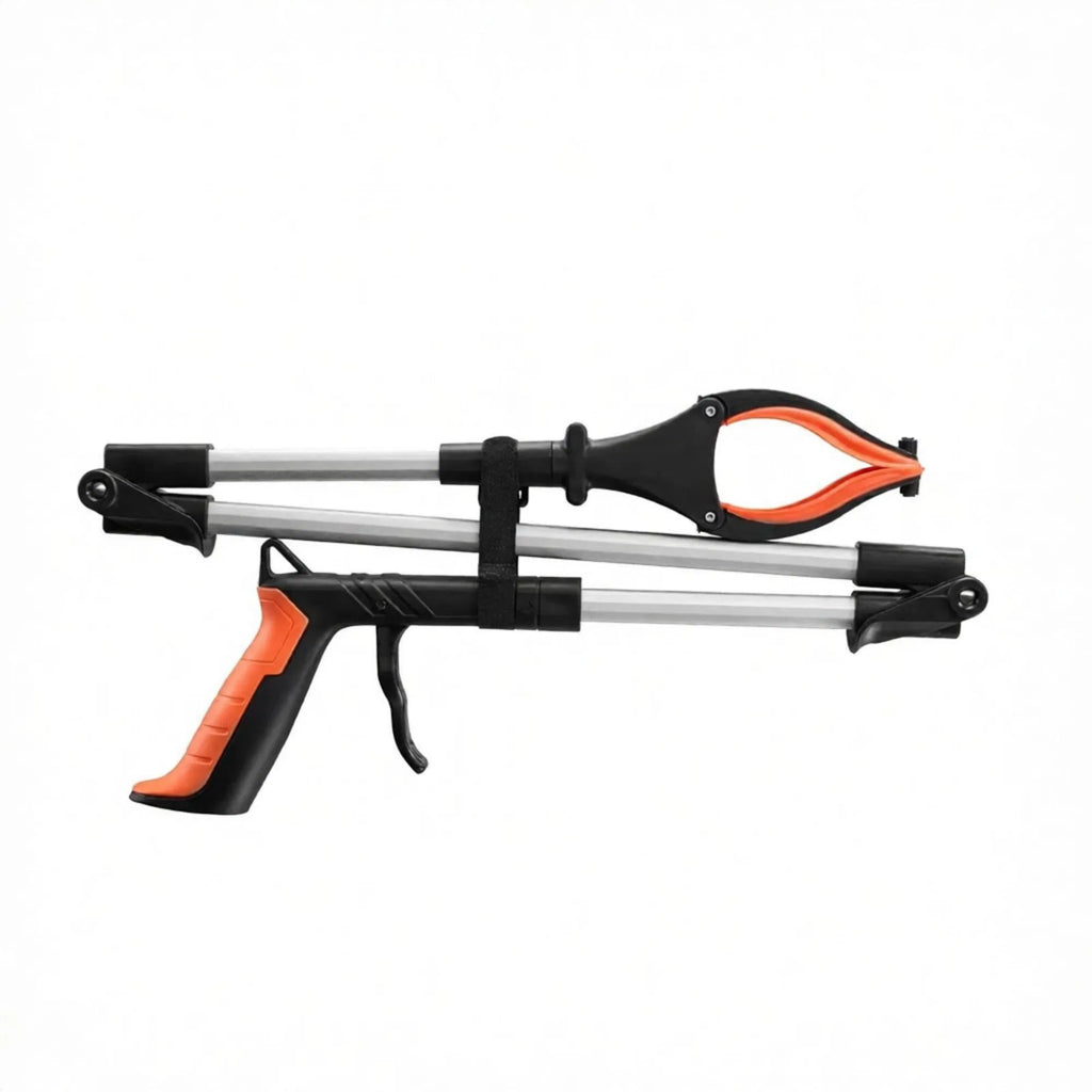 43" Foldable Reacher Grabber with 360 Rotating Jaw Magnet & LED Light - Image 5