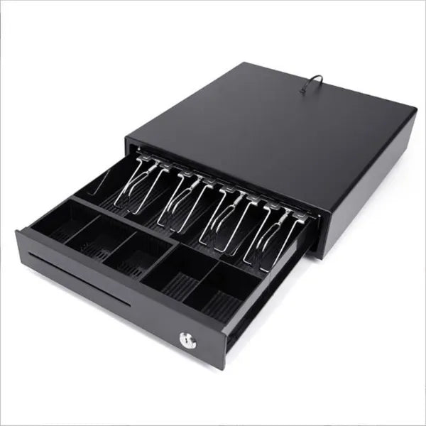 Electrically Opening Cash Drawer Space Saving Money Drawer With Coin & - Image 4