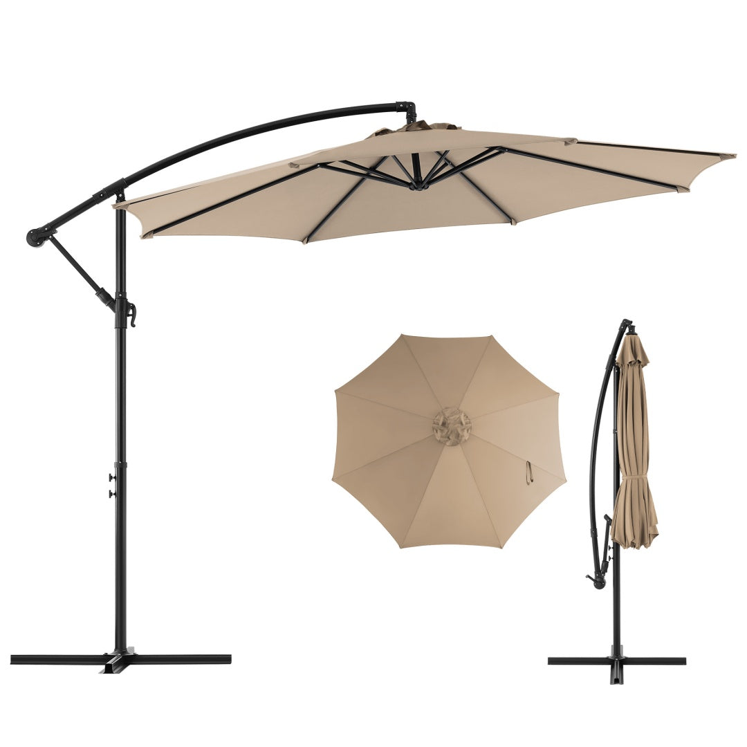 8ft offset patio umbrella hanging product angle 7