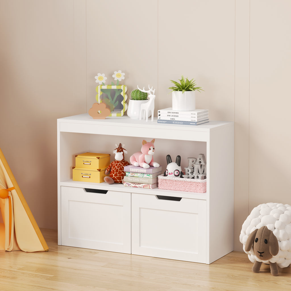 White Book and Toy Storage Organizer
