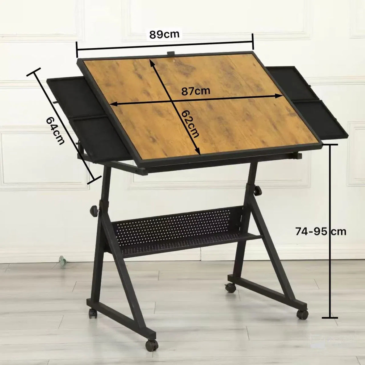 1500 pieces Jigsaw Puzzle metal Table board for adults gift with 4 trays(black)