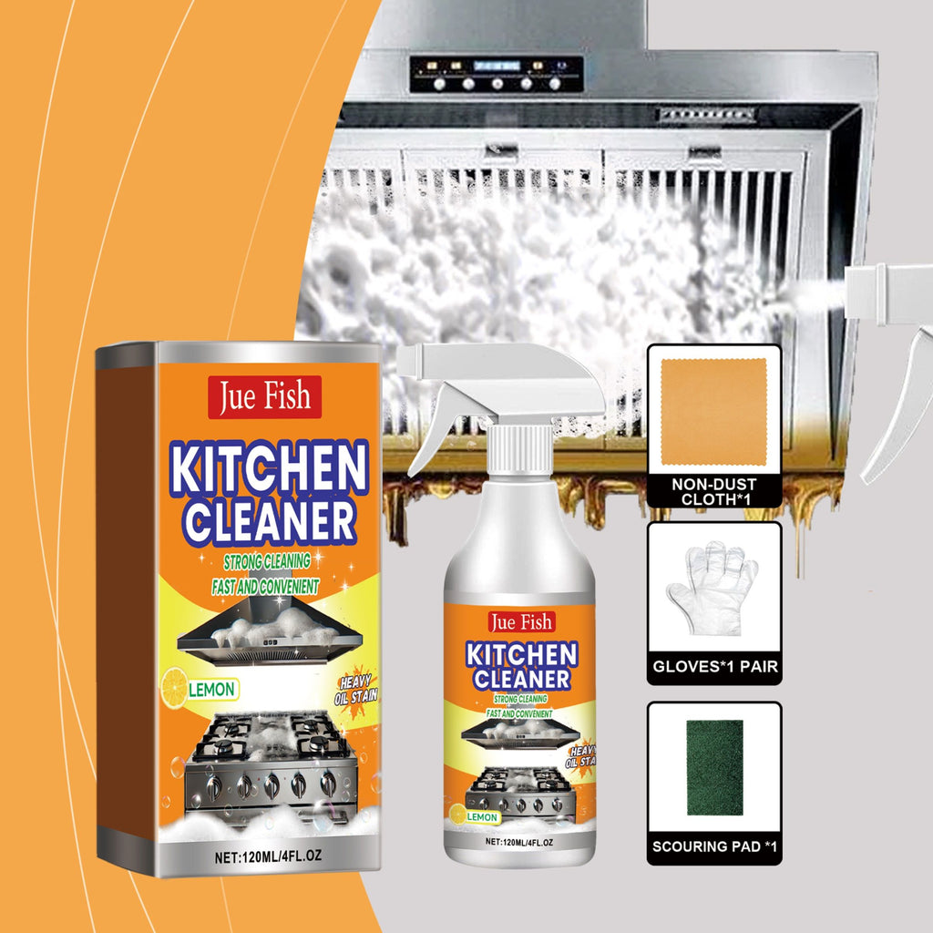 JUE FISH Kitchen Grease Cleaning Kit 120 ml with Tools