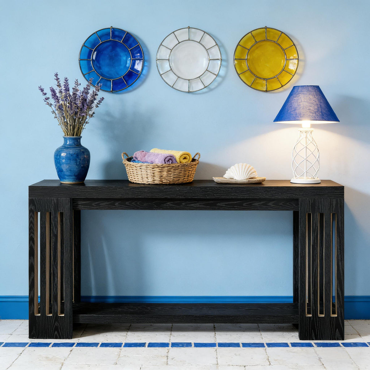 Two-Tier Entryway Sofa Table