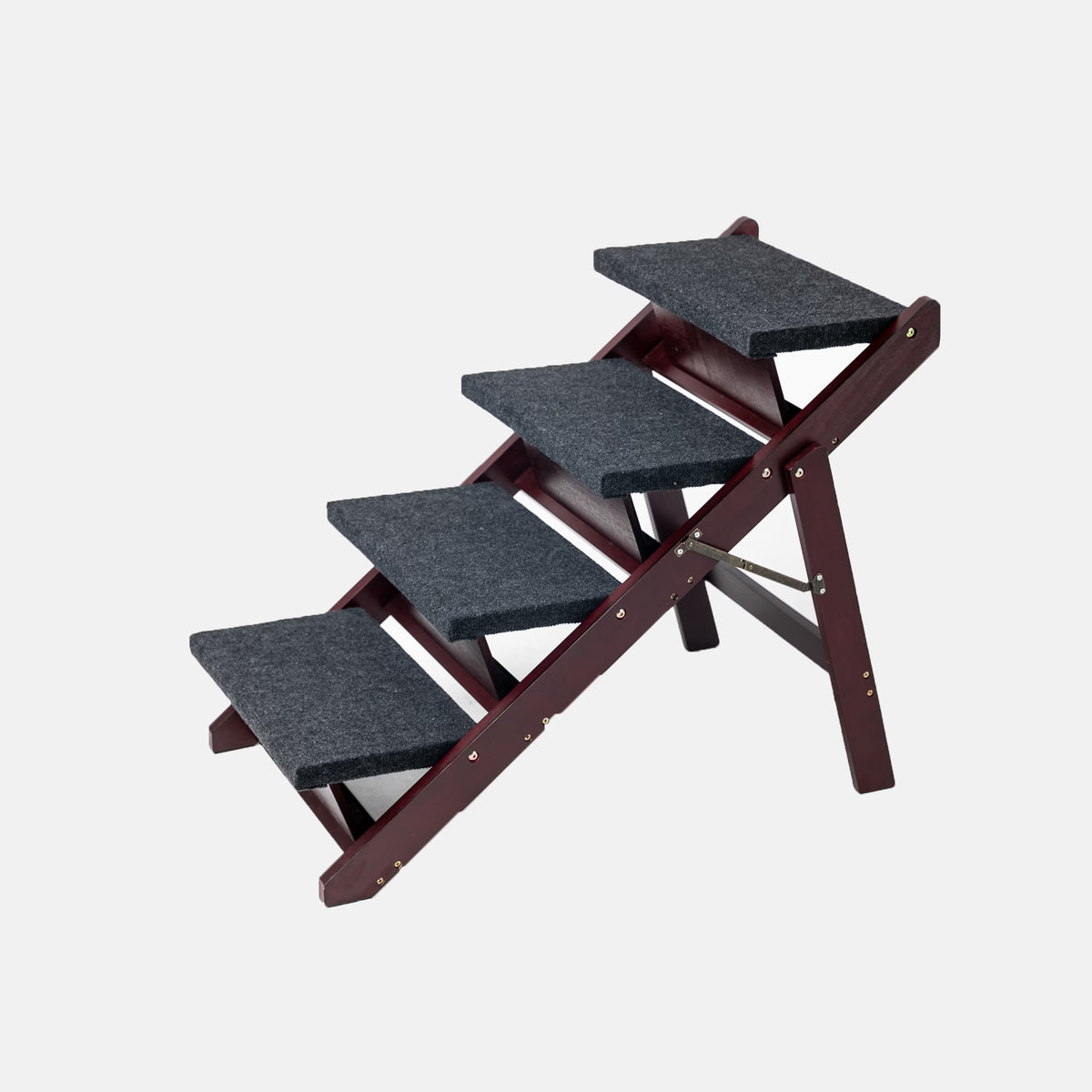 wooden dog stairs steps foldable product angle 6