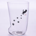 Creative Cute Cat Paws Glass Tiger Paws Mug Office Coffee Mug Tumbler