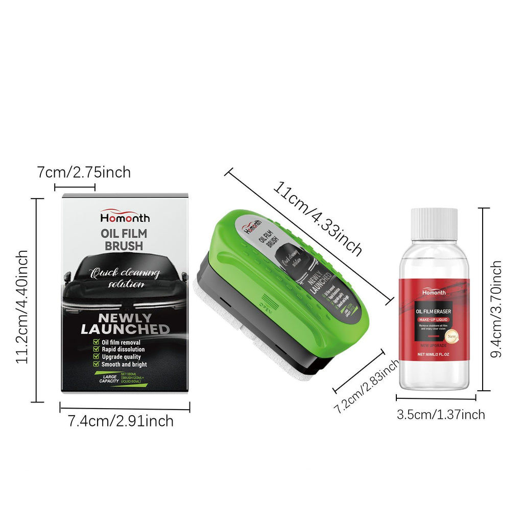 HOMONTH Automotive Glass Film Cleaning Brush Kit 1 Kit - Image 5