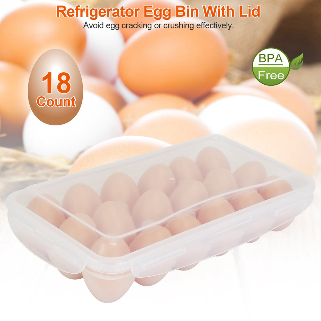 2pcs plastic egg holder stackable product angle 10