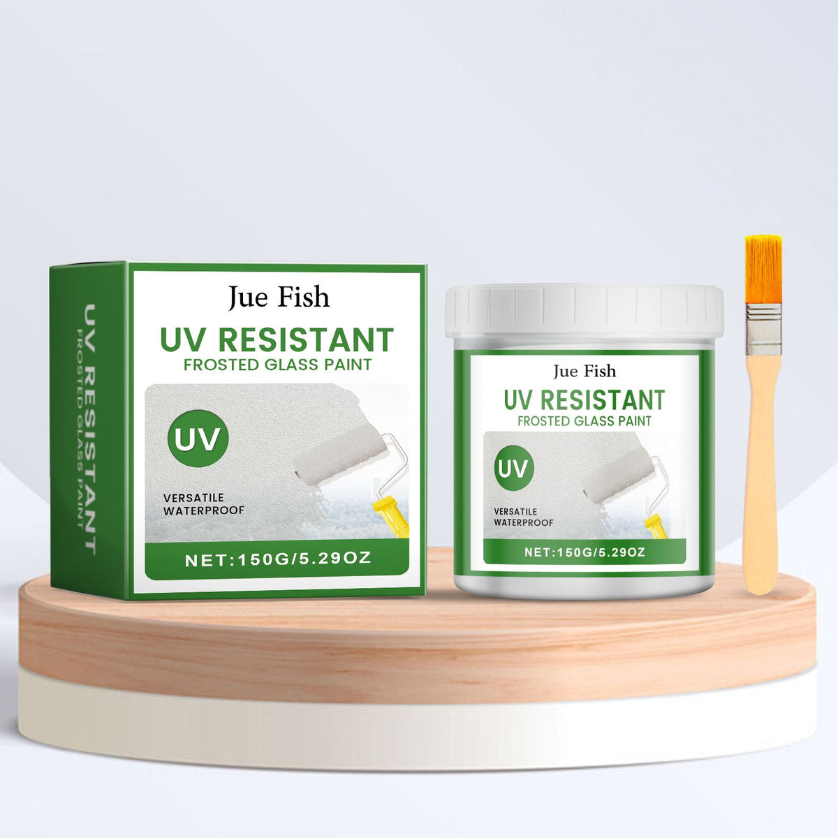 JUE FISH Frosted Glass Paint Kit 1set Kit - Image 5