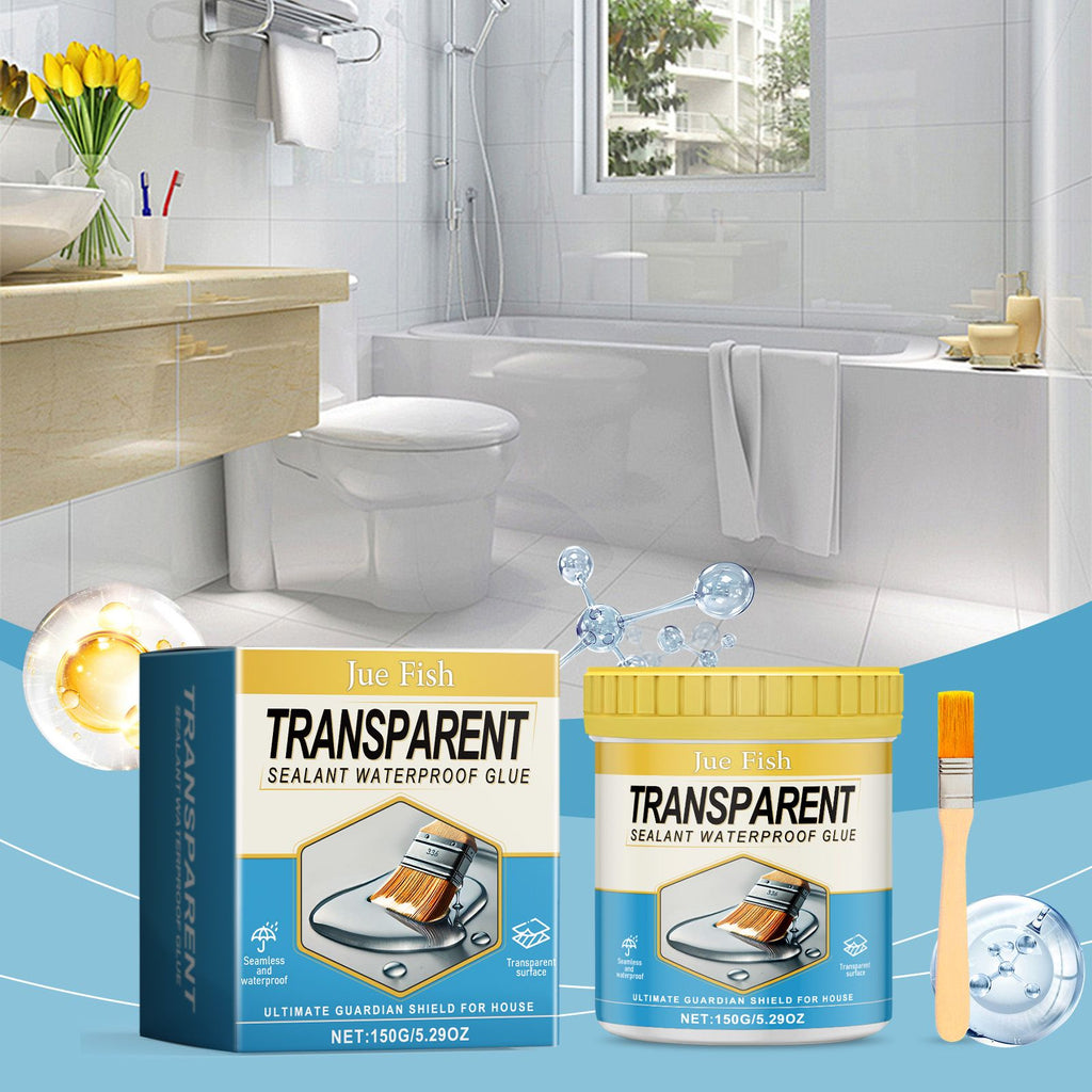 JUE FISH Clear Waterproof Repair Sealant Kit 1 Piece Kit - Image 3