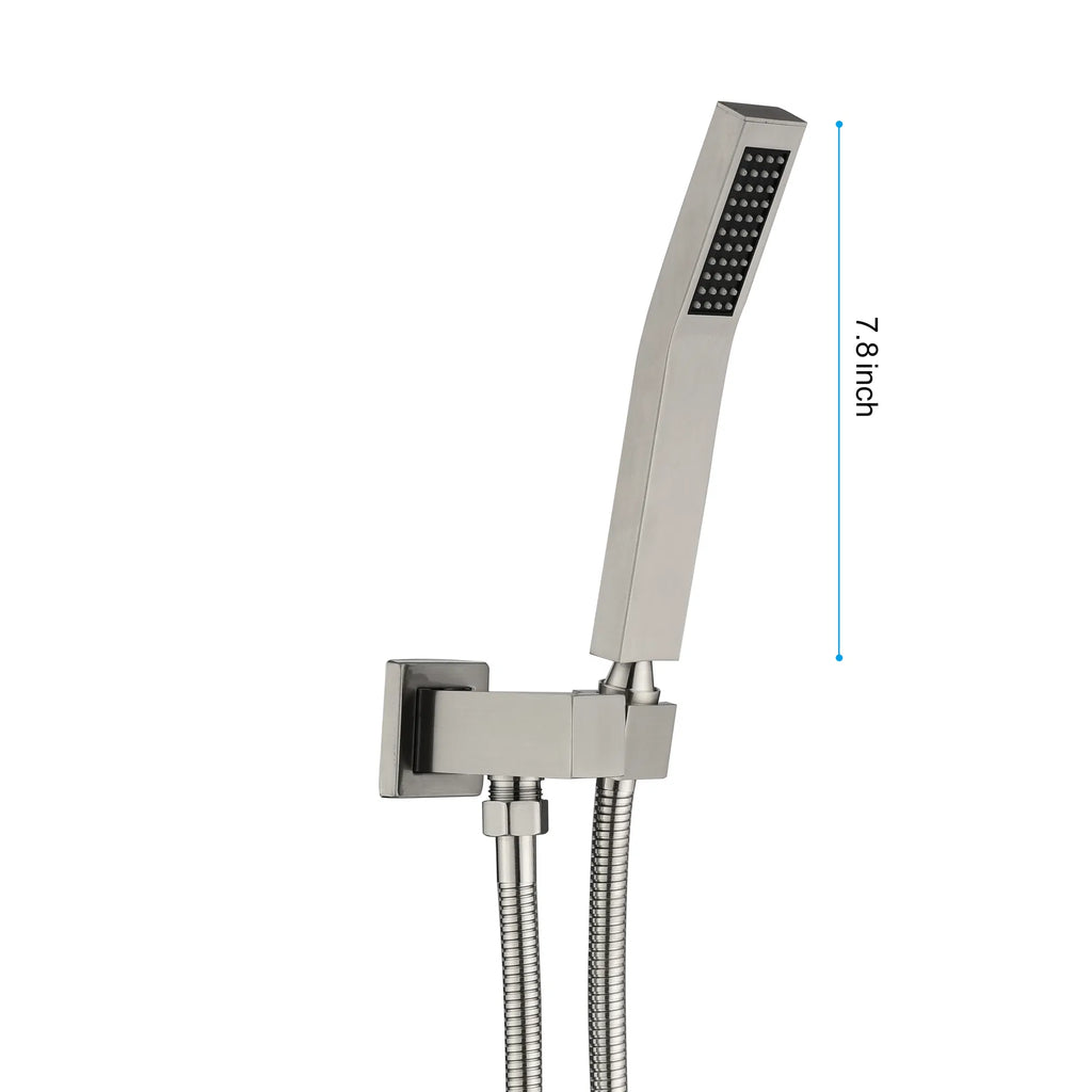 Handheld Shower Head with 59 inch Shower Hose and Adjustable Shower Bracket - Image 2