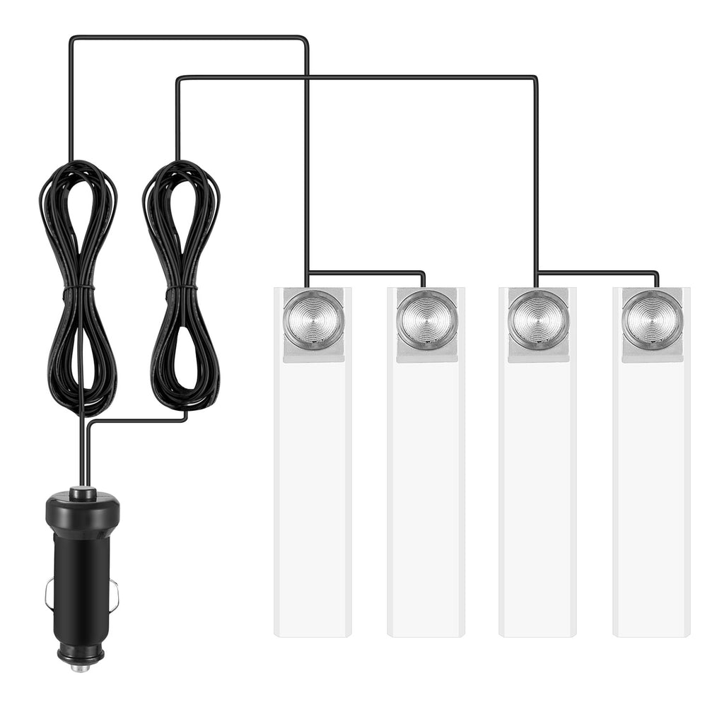 4pcs car interior led atmosphere product angle 7