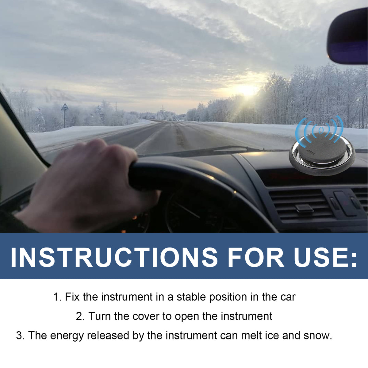 Snow Remover Portable Car Ice And Frost Melting Device