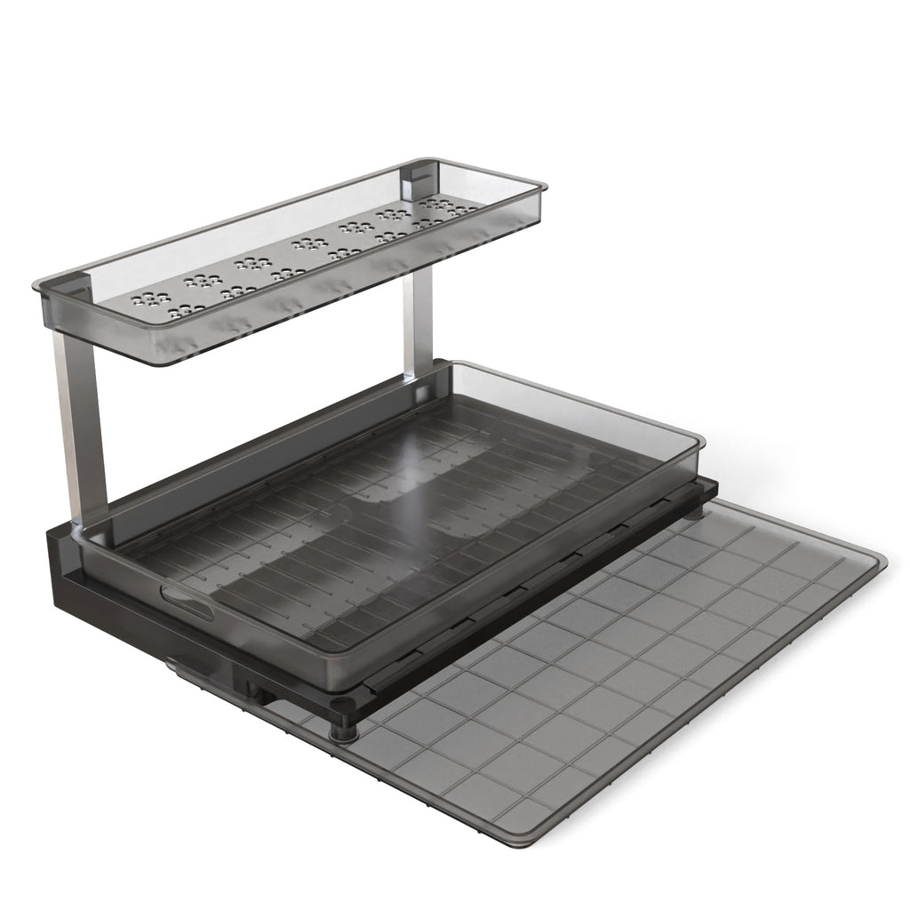 2-tier pull-out under-sink organizer
