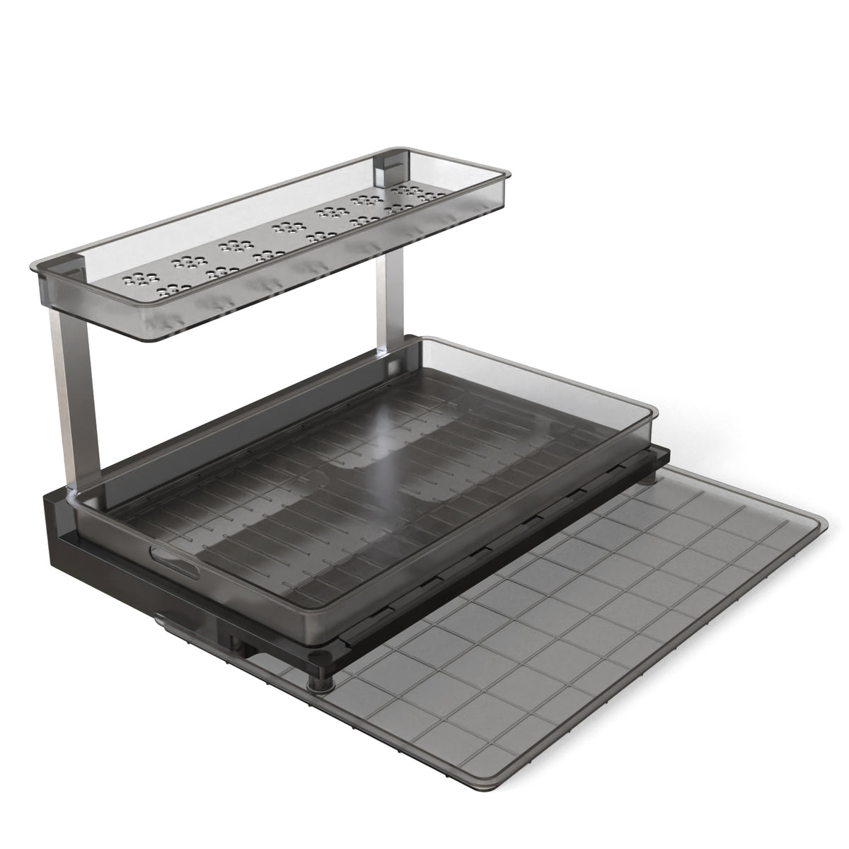 2-tier pull-out under-sink organizer
