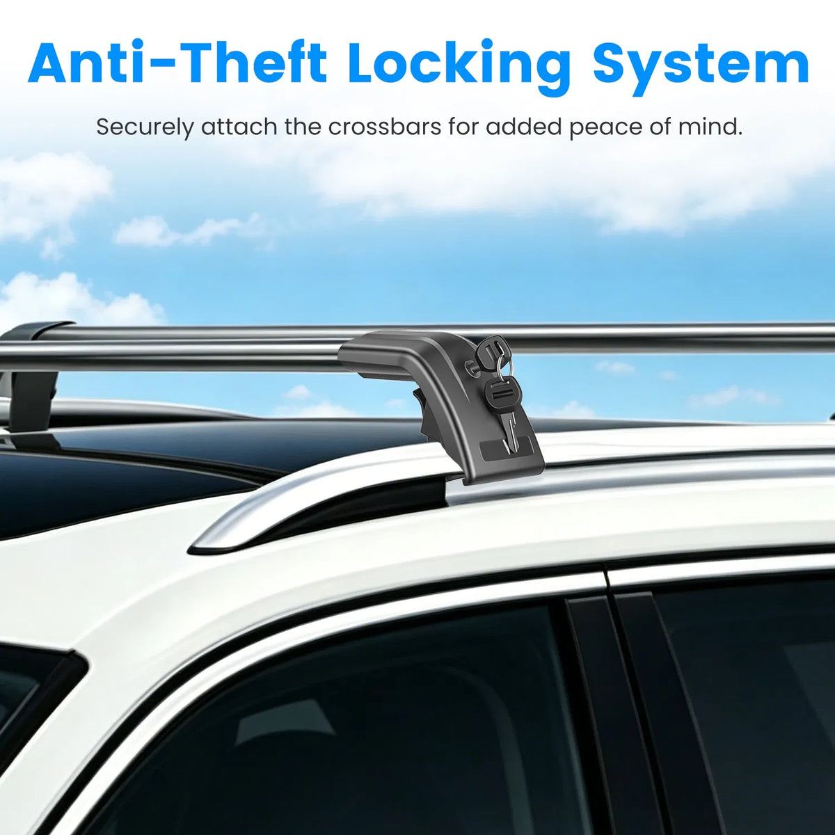 Roof Rack Cross Bars Fit for Volkswagen Tiguan 2018 2026 & Taos 2022 2026 with - Image 2
