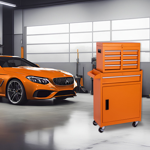 5-Drawer Rolling Tool Chest with Detachable Top Box