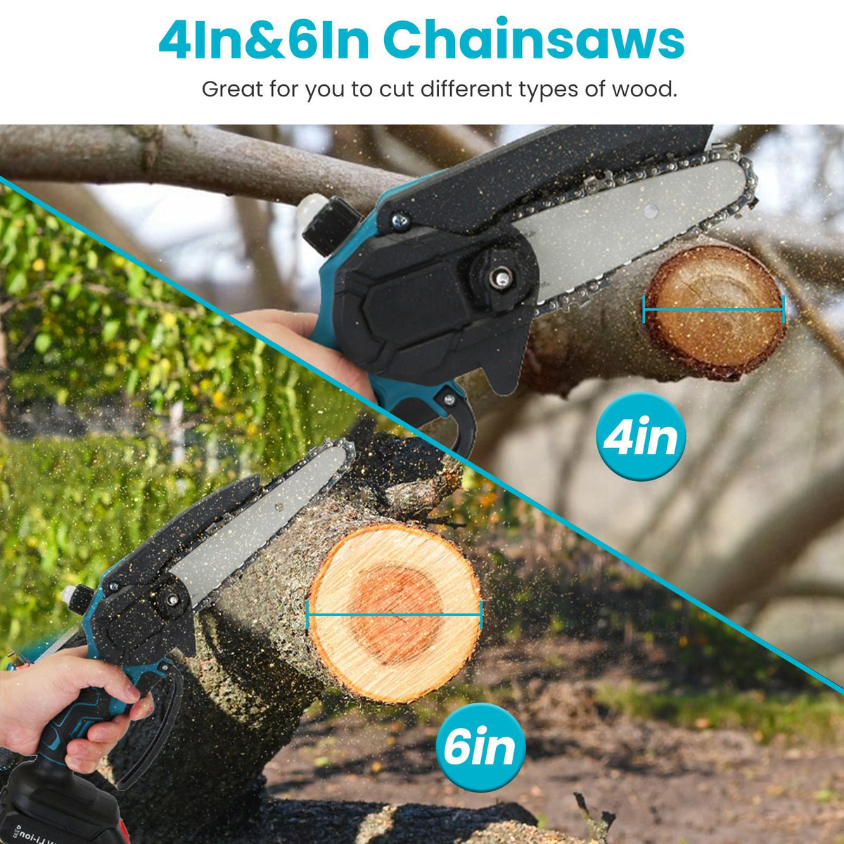 4 in 1 Cordless Pole Pruning Shears and Handheld Chainsaw Combo Kit - Additional Product View Pole Pruning Shears