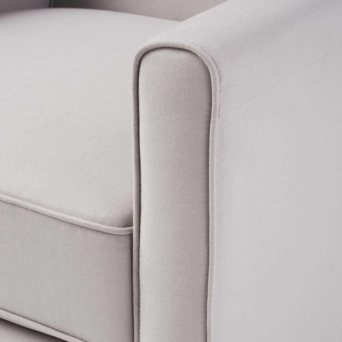 27.5" Push Back Recliner Chair Upholstered Recliner Armchair with Solid Beech - Image 2
