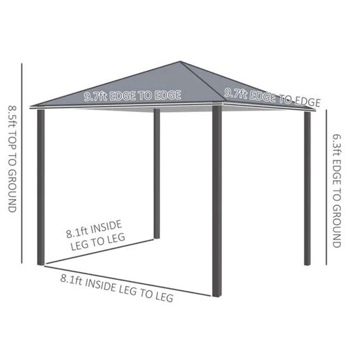10x10 Outdoor Patio Gazebo