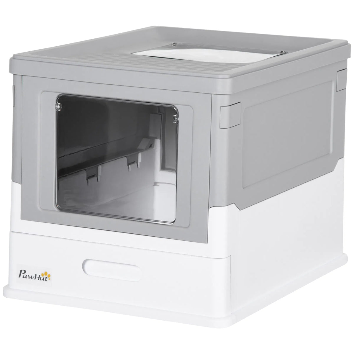 Top Entry Enclosed Kitty Litter Box with Scoop Tray Front Entry Large Space - Image 5