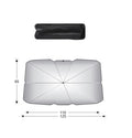 foldable car windshield sunshade uv detail and structure