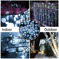 Solar String Lights LED Solar Power Fairy String Light 12M 100 LEDs 8 Lighting