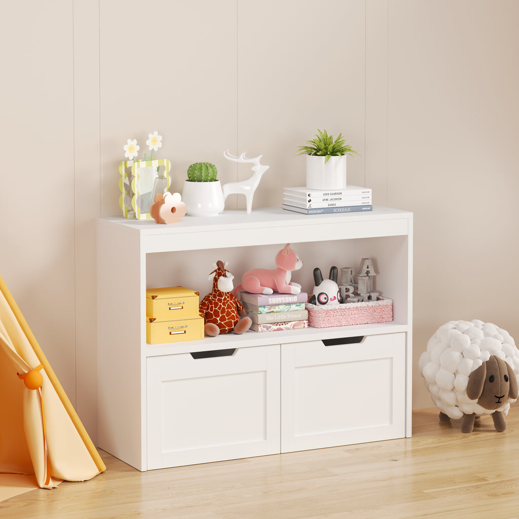 White Book and Toy Storage Organizer