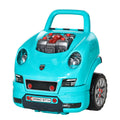 Mechanic Kids Truck Engine Toy Set Car Service Play Set Teal