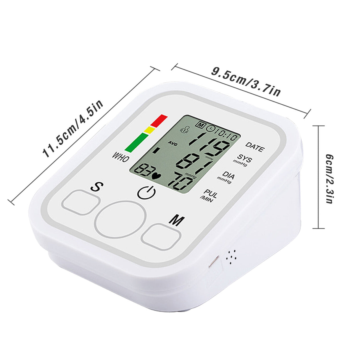 Automatic Digital Blood Pressure Monitor Upper Arm Machine Pulse Meter Cuff LCD - Image 5