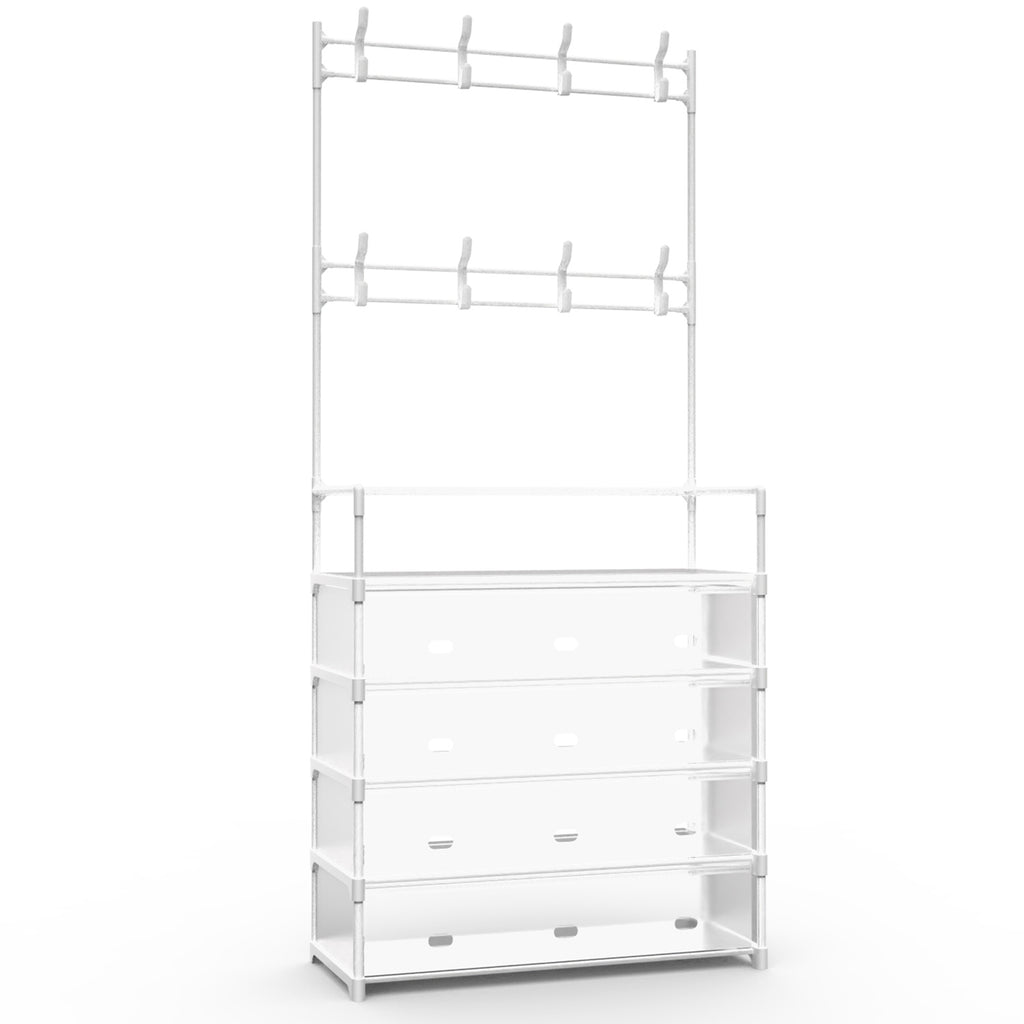5-Tier Shoe and Coat Rack Organizer
