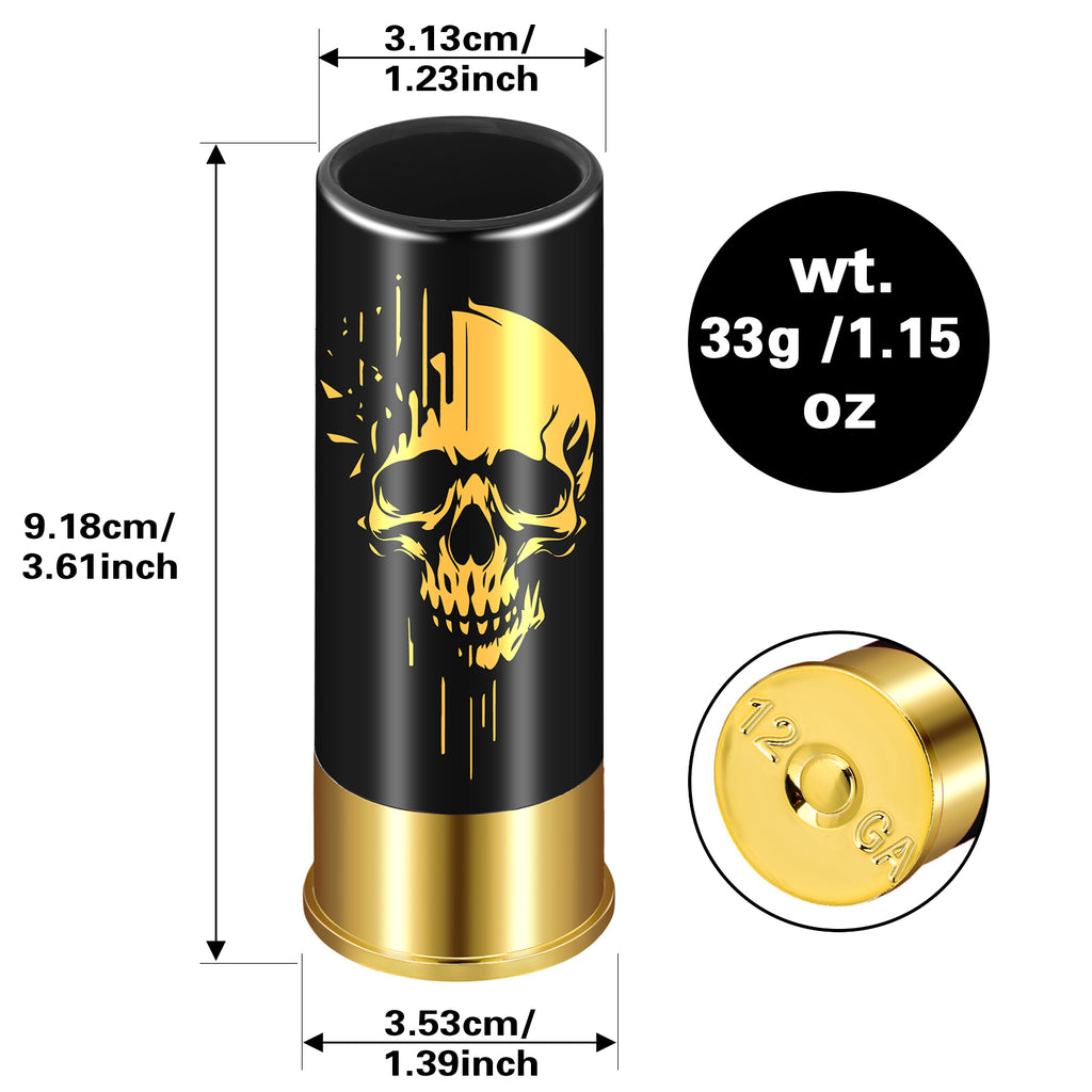 4pcs Skull Shot Glasses 1.5oz Reusable High Quality Plastic Bullet Cups For - Image 2